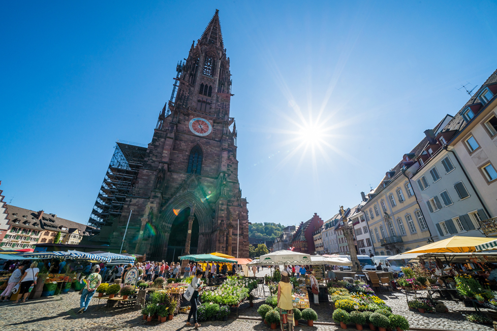 Der Münstermarkt in Freiburg