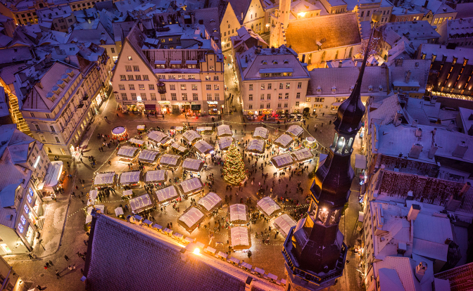 Weihnachtsmarkt in Tallinn, Estland
