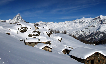 Winterparadies im Aostatal