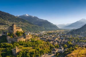 Das Schloss Valère in Sion