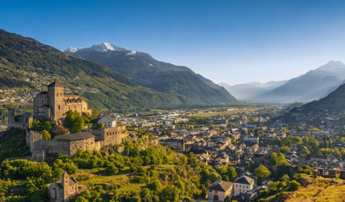 Das Schloss Valère in Sion