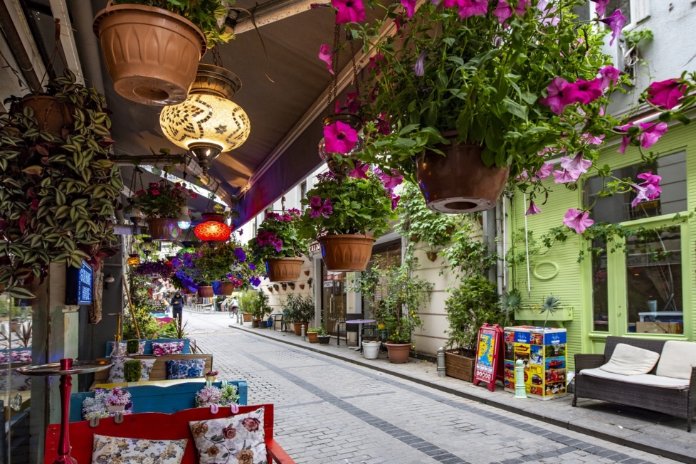 Sultanahmet Strasse in Istanbul in der Türkiye