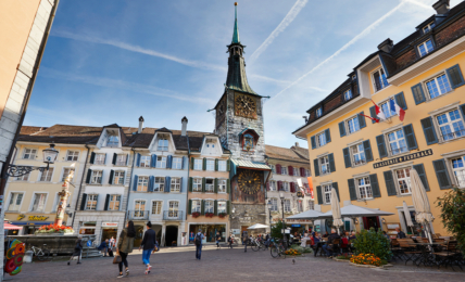 Der Marktplatz in Solothurn