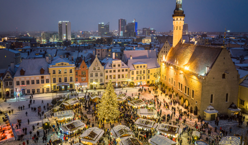 Der Weihnachtsmarkt in Tallinn