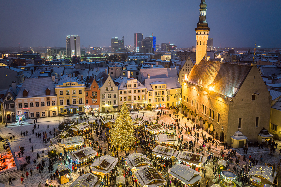 Der Weihnachtsmarkt in Tallinn