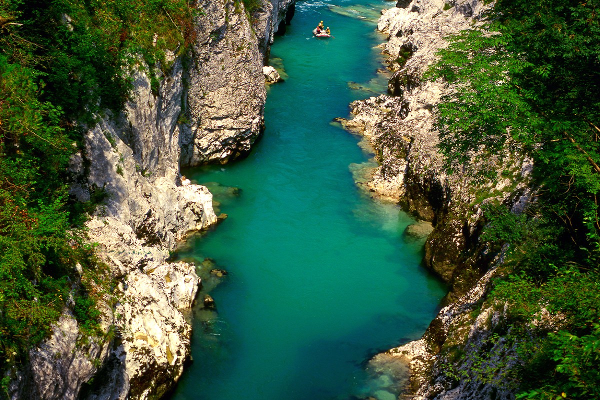 Das Soča-Tal in Slowenien