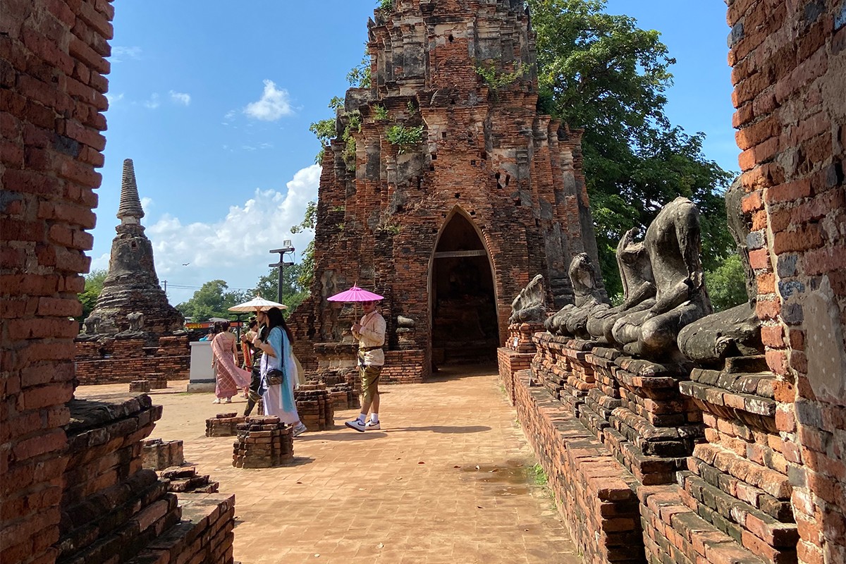 Beliebtes Sujet: Tempel- und Palastruinen