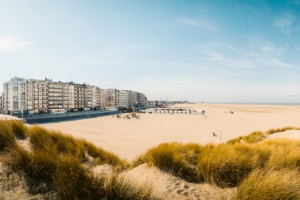 Knokke-Heist verfügt über einen 12 Kilometer langen feinkörnigen Sandstrand.