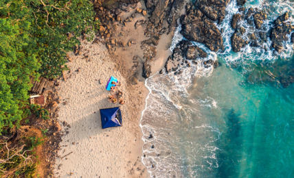 Ungestörte Momente am Playa Bonita in Costa Rica.