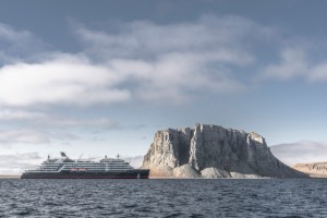 Die «Seabourn Venture» vor Grönlands Küste.