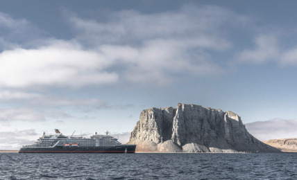 Die «Seabourn Venture» vor Grönlands Küste.