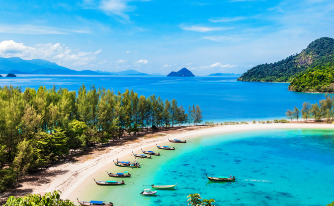 der Strand von «Ao Khao Kwai» in der Provinz Ranong in Thailand
