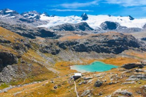 Traumhaftes Tagesziel: die Berghütte Alberto Deffeyes im Aostatal.