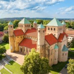 die Michaeliskirche in Hildesheim / Niedersachsen.
