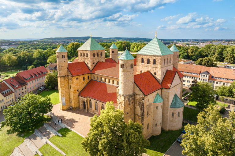 die Michaeliskirche in Hildesheim / Niedersachsen.