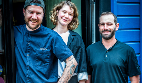 Das «Gwaien»-Team in Nantes