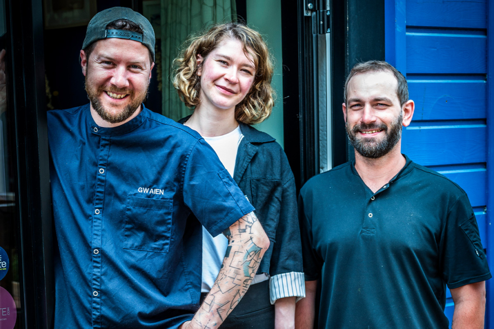 Das «Gwaien»-Team in Nantes